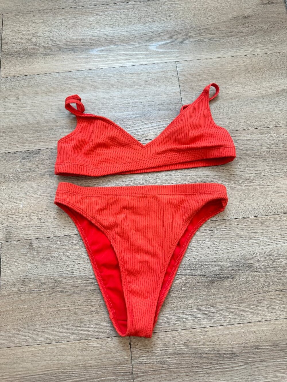 LA Hearts by PacSun Bikini Set in Red Size Medium/Small - Picture 1 of 2